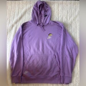 Nike Lavender Hoodie with Logo